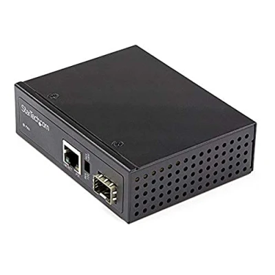 Bild av StarTech.com PoE+ Industrial Fiber to Ethernet Media Converter 60W