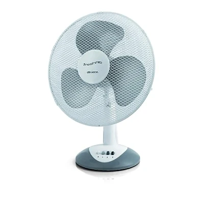 Bild av Ariete 847 bordsfläkt, 3 hastigheter, propeller med vingar, oscillations och lutningsfunktion, 40 W, plast, vit
