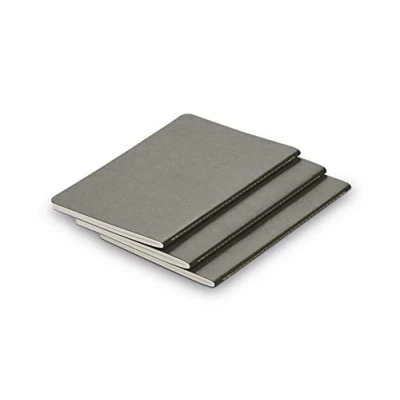 Bild av Lamy Pappersbroschyrer (uppsättning av 3) 810 format DIN A5 (145 x 210 mm) med silvergrått omslag, Ruling och 64 sidor