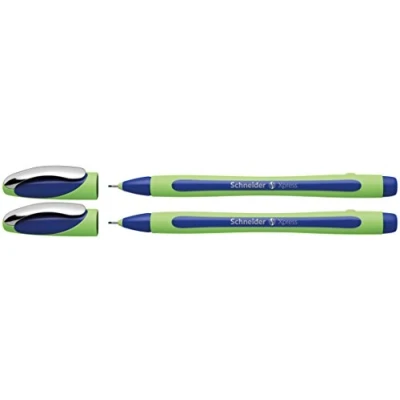 Bild av Schneider Xpress fineliner (bläck dokumentäkta, linjebredd 0,8 mm, tillverkad i Tyskland) set om 2, blå