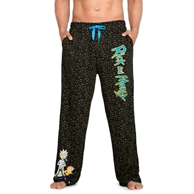 Bild av Rick and Morty Pyjamas för män nyhet loungebyxor gåvor män, flerfärgad, M