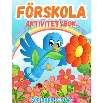 Bild av Förskola Aktivitetsbok för Barn 2 5 År: Öva på att skriva bokstäver i alfabetet. och målarbok småbarn, pojkar flickor Allt ett!