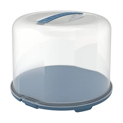 Bild av Rotho Fresh Tårtklocka XL, livsmedelssäker plast (PP) BPA fri, vit/transparent, (35,5 x 34,5 26,0 cm)