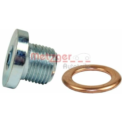 Bild av METZGER 8030002 Bouchon De Vidange M14x1,25 Acier 8 avec joint d&#039;étanchéite VOLVO: V50, V70 3, FORD: S Max Mk1, MONDEO 4, FIAT: Scudo II