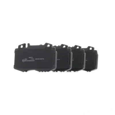 Bild av MAPCO 6699/1 Jeu de plaquettes frein Essieu avant préparé pour indicateur d&#039;usure, contact signal d&#039;usure exclu MERCEDES BENZ: Classe S Berline