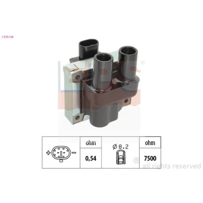 Bild av EPS 1.970.146 Bobine d&#039;allumage FIAT: Punto II 3/5 portes, Panda 5 I LANCIA: Ypsilon II, DELTA 2, Y, ALFA ROMEO: 146, 145