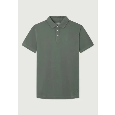 Bild av Hackett London herr Hs Equinox Quilt Fz Polo, Brun (Khaki), XS, XS