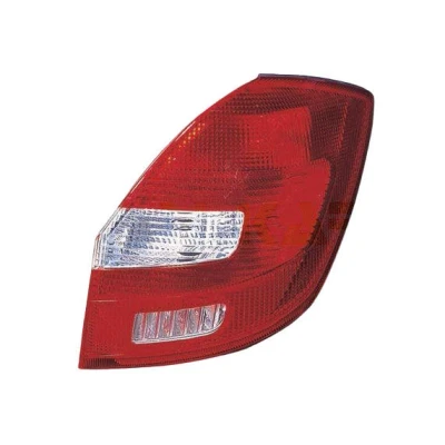 Bild av ABAKUS 665 1914R LD UE Feu arrière droit PY21W, P21W, R5W Rouge sans porte lampe, ampoule SKODA: Fabia 2