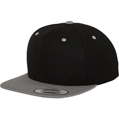 Bild av Flexfit Classic Snapback 2TONE Keps, Storlek: One Size, Black/silver