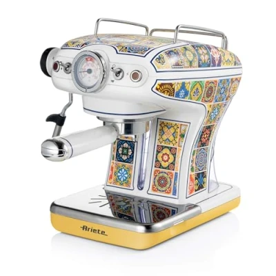 Bild av Ariete 1389 Positano kaffemaskin, 850 W, tankkapacitet 0,9 l, filter ½ koppar, droppbricka, cappuccinatore