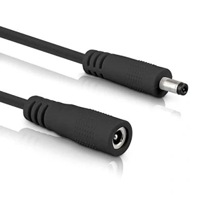 Bild av InLine DC förlängningskabel, universal nätdel förlängningskabel för LED remsor, övervakningskameror, skrivare, routrar, switchar och mycket mer, kontakt/uttag 4,0 x 1,7 mm, svart, 2 m