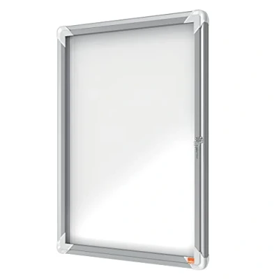 Bild av Nobo Låsbar Magnetisk Anslagstavla för Utomhusbruk, 4 x A4, Premium Plus, Vit, 1902577
