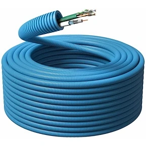 Bild av Flexrör 1x U/UTP Cat.6 + Koax RG6T, Ø20mm, 100m