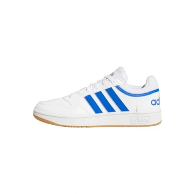 Bild av adidas herr Hoops 3.0 Low Classic Vintage Shoes Skor, Cloud White/Royal Blue/Gum, 46 EU