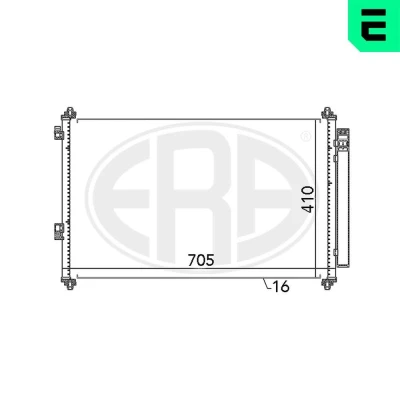 Bild av Kondensor, klimatanläggning, toyota previa iii, rav 4 88460 42100