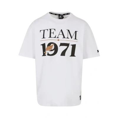 Bild av Starter Herren TEAM 1971 Oversize TEE Tshirt med print, Storlek: Medium, White