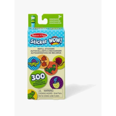 Bild av Melissa &amp; Doug Sticker WOW! Påfyllningspaket Dinosaurie