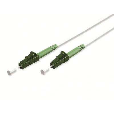 Bild av goobay Patch kabel LC/APC enkelläge (hane) till 3 m fiberoptisk simplex 9 / 125 mikrometer vit