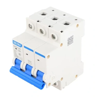 Bild av Miniatyr Kretsbrytare 3 Poler 25A 400V Jordfelsbrytare Läckage Skydd Dz47 63 C25