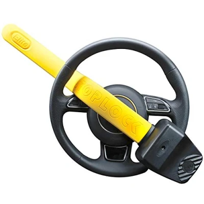 Bild av Stoplock HG 150 00 Pro Elite bilrattlås, svart/gul