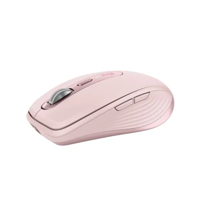 Bild av Logitech MX Anywhere 3S Compact Trådlös Mus, Snabb Rullning, 8K DPI Avläsning på alla ytor, Tysta klick, Programmerbara knappar, USB C, Bluetooth, Windows PC, Linux, Chrome, Mac Rosa