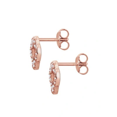 Bild av Elli Sparkling Clover Örhänge Rose goldcoloured, Storlek: One Size, gold coloured