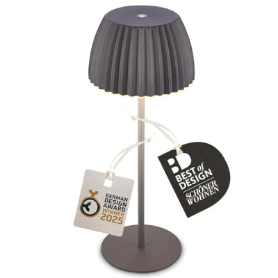 Bild av Briloner LED bordslampa Brilo unplugged Riffle, antracit