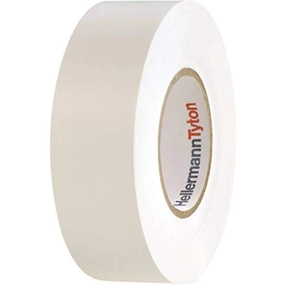Bild av Hellermann Tyton HelaTape Flex 1000+ Eltejp 19 mm x 20 m Vit