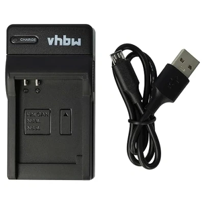 Bild av vhbw laddare kompatibel med Canon NB 4L, 5L kamera camcorder/batteri laddningsdocka, laddningsdisplay, 4,2 V