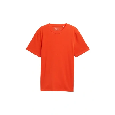 Bild av TOM Tailor Denim IN Waffelstruktur Tshirt bas, Storlek: XXL, Deep fiery orange