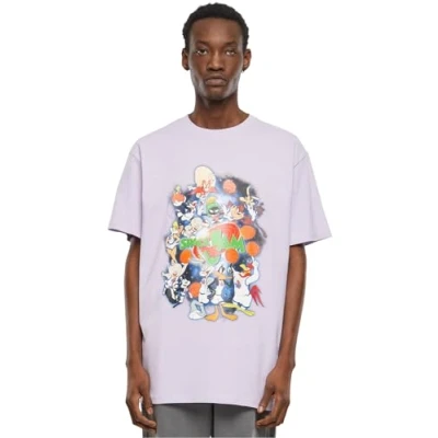 Bild av Upscale by Mister Tee Space JAM Teamwork Tshirt med print, Storlek: Large, Lilac