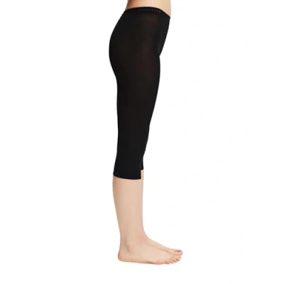 Bild av ESPRIT Bomull Capri W LE ogenomskinlig enkel 1 par leggings, Svart (svart 3000), L, L