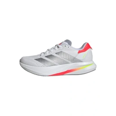 Bild av adidas Performance Duramo Speed 2 Väglöparskor, Storlek: 40 2/3, Footwear white/silver metallic/lucid red Textil/syntet