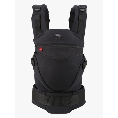 Bild av manduca bärsele XT &gt; Monokrom obsidian &lt; allt i ett för nyfödda från 3,5 kg och småbarn upp till 20 ergonomisk barnbärare med justerbar bro en storlek, svart