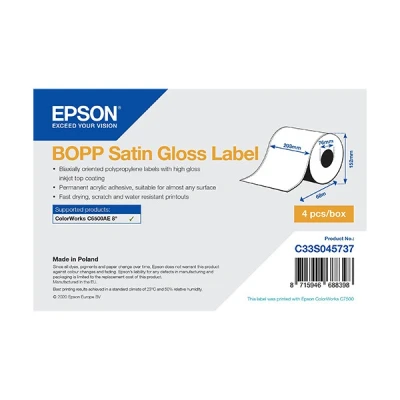 Bild av Epson continuous labels 4 roll(s) Roll (20.3 cm x 68 m)