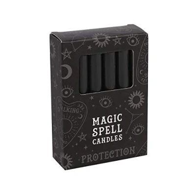 Bild av P/12 Black Spell Candles (24/48)