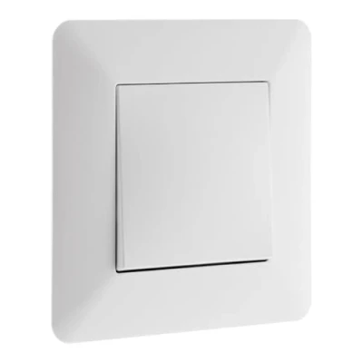 Bild av Artezo Växla Tvåvägs 10A Max Nedsänkt Installation Kompatibel Med Kopplingslåda Modern Design Millimeterjustering Vit 86x86mm