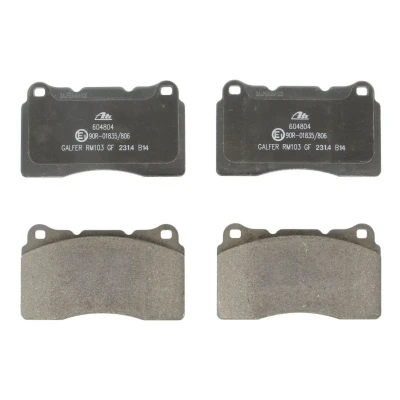 Bild av ATE 13.0460 4804.2 Jeu de plaquettes frein non préparé pour indicateur d&#039;usure, contact signal d&#039;usure exclu RENAULT: MEGANE 3 Coupe