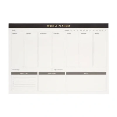 Bild av Kokonote Weekly Planner Basic Studio / 64 Tear Off Pages, A4 Planner, Desk Organiser, Family Calendar, Organiser To Do List Book, Planner/Cute Stationery