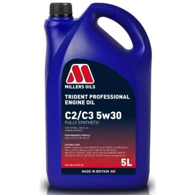 Bild av Millers Oils Trident Professional ECO 5W 30 5l Motorolja 8123 5 VOLVO: V70 3, XC60 I, V60 FORD: Transit Connect Mk1 Skåpbil, Focus 2 Kombi