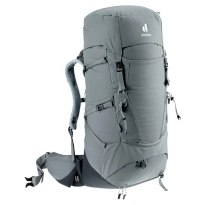 Bild av deuter Aircontact Core 45 + 10 SL vandringsryggsäck för kvinnor, Färg: Svart, 45+10 L, Minimalistisk