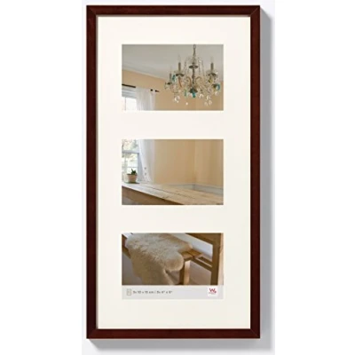 Bild av walther design tavelram valnöt 3X 10x15 cm Galleriram Peppers Träram BP315N