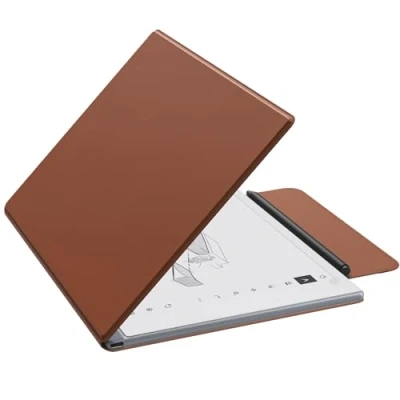 Bild av MoKo Case for Remarkable 2 Tablet Case, Lightweight Ultra Thin Magnetic with Wide Pen Protective Clasp, Smart Cover Folio 10.3&quot; 2020 Release, Brown