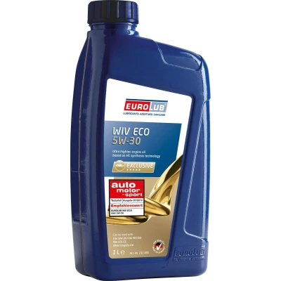Bild av Eurolub Wiv Eco 5W 30 1I Huile moteur 211001 BMW: 3 Berline, 5 Touring, VOLKSWAGEN: Golf 4, Polo V 3/5 portes, 7