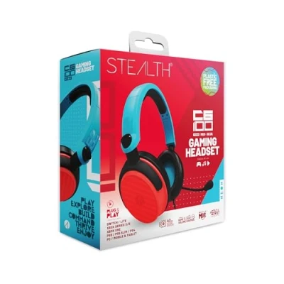 Bild av STEALTH C6 100 Gaming Headset for Nintendo Switch, PS5, PS4 XBOX, PC &amp; Mobile Neon Orange and Purple