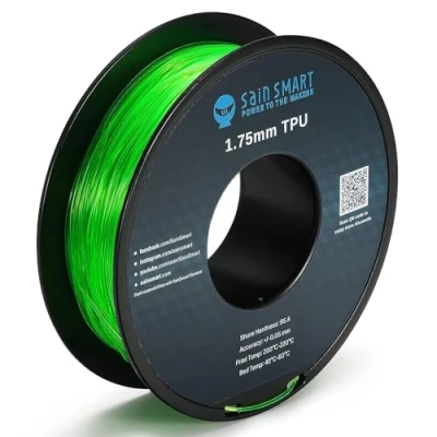 Bild av SainSmart TPU 3D skrivare, filament, 1,75 mm, 0,8 kg, grön