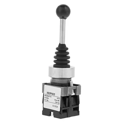 Bild av Joysticksbrytare 1 delad XD2PA22CR 2NO 2 positions joystick omkopplare för kortvarig Joy Stick med fjäderåterställning