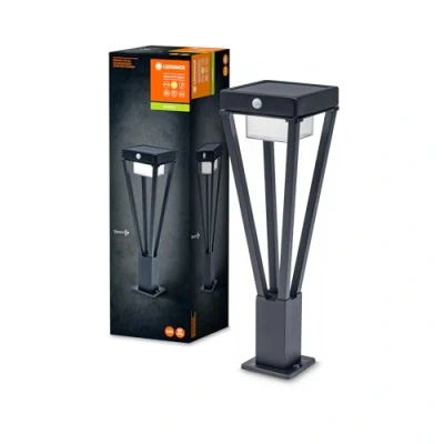 Bild av LEDVANCE SOLAR utomhus projektorlampa med rörelsesensor ENDURA STYLE BOUQUET 4058075564565 LED (RGB) 6 W Warm White Dark Grey