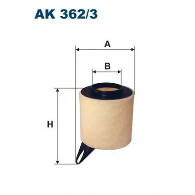 Bild av Luftfilter FILTRON AK 362/3
