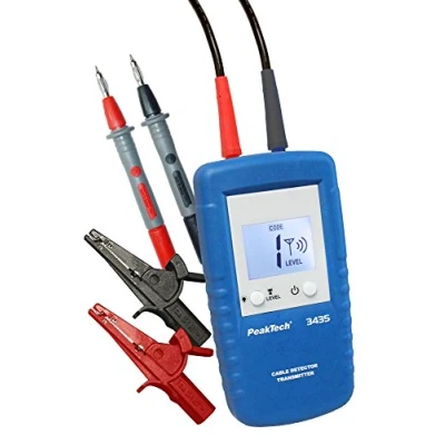 Bild av PeakTech P 3435 TR Extra sändare för Line Locator Finder med spänningsmätning och justerbar kanalidentifiering, 1 st